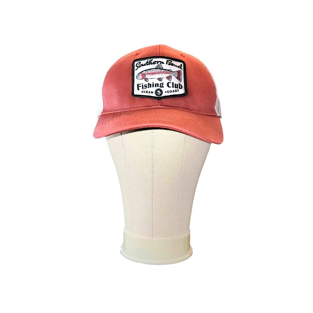 Ocean & Coast Red‎ & White Southern Bend Fishing Club Adjustable Trucker Cap